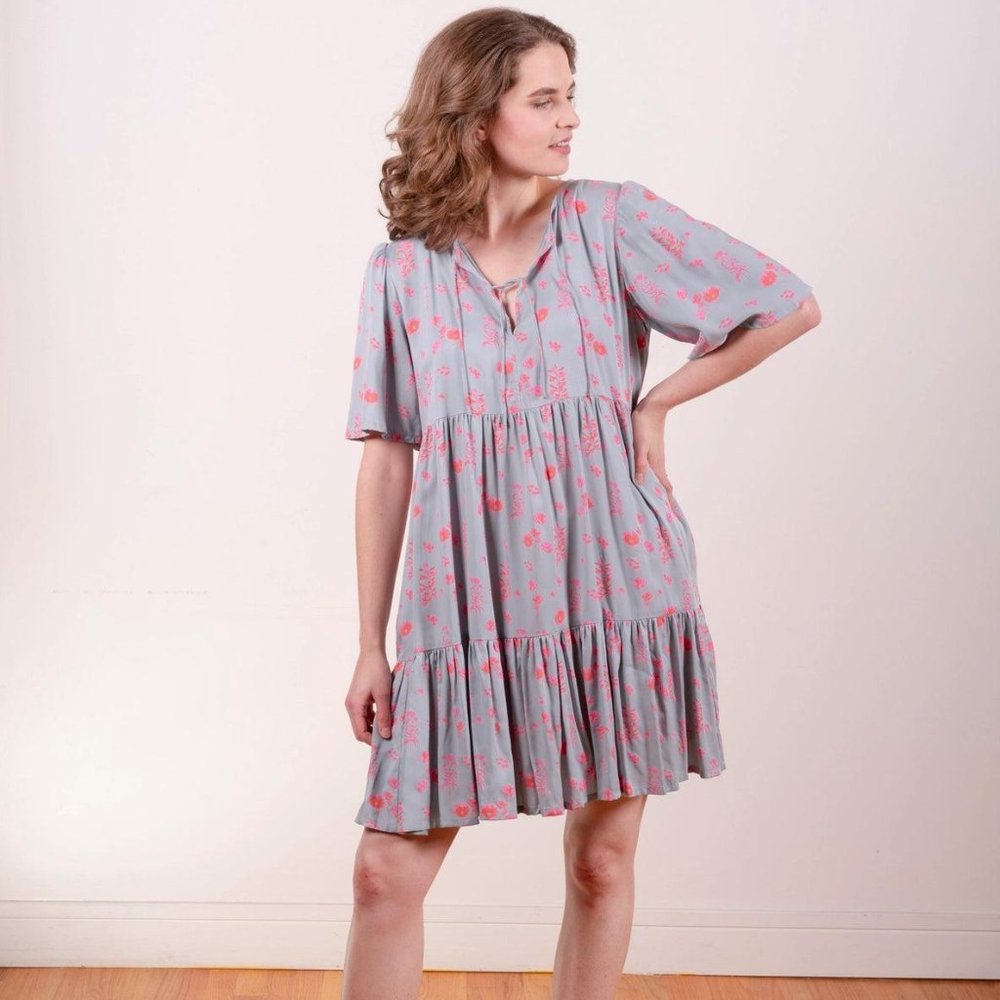 NWT Mata Traders Adelaide Tiered Mini Dress